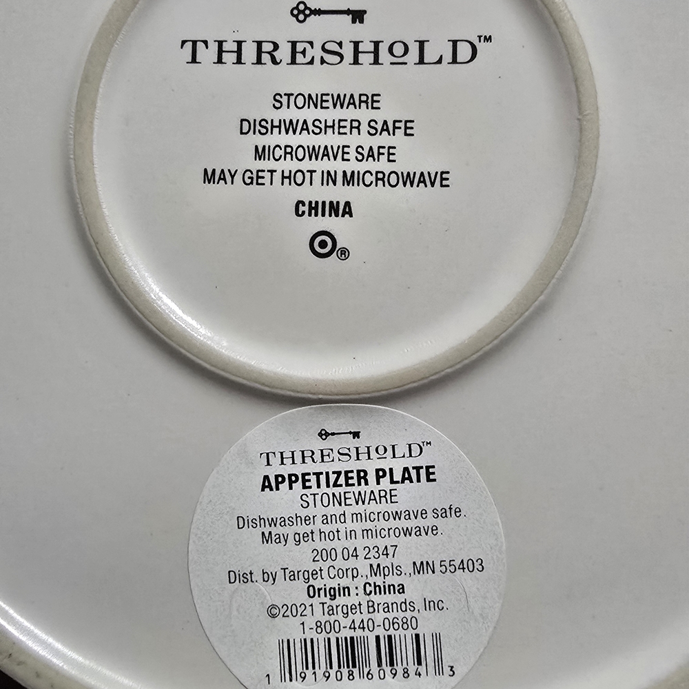 Threshold Stoneware Appetizer Plate - Picture 3 of 3